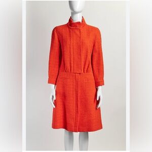 Tibi Orange Size 6 Dress